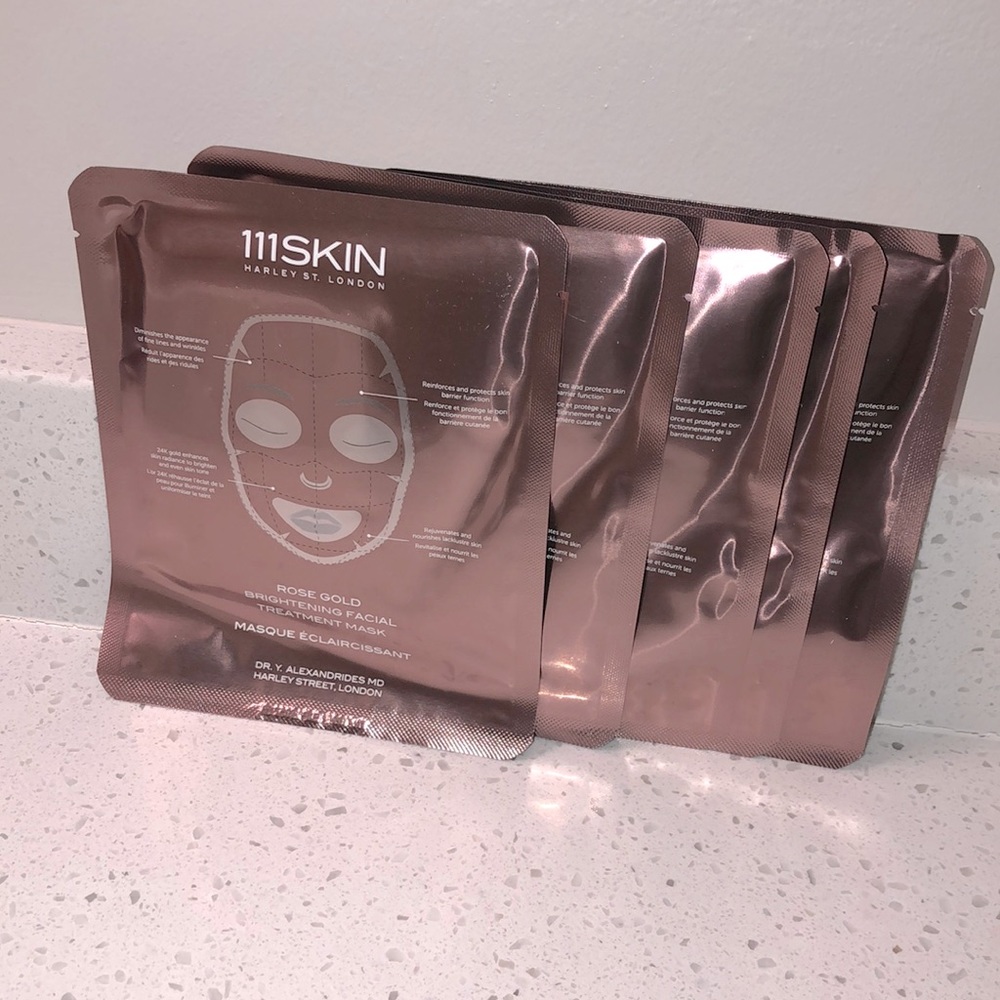 NAME YOUR PRICE! 5 Pack 111Skin Rose Gold Brightening Face Mask
